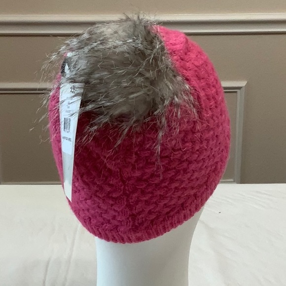 Spyder GIRLS ICICLE HAT Ras/Slv (pink/grey) - Picture 4 of 11